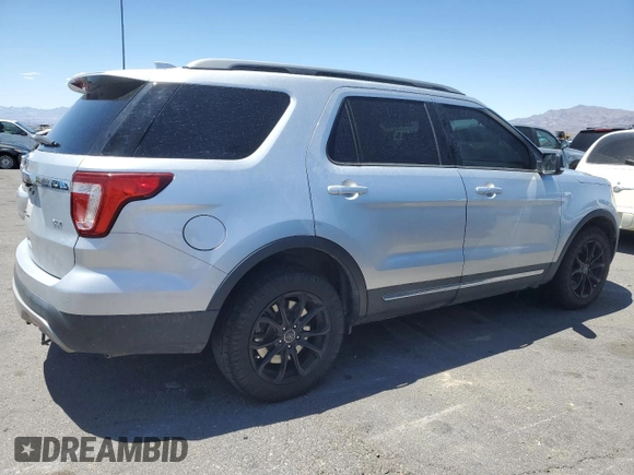 2017 Ford Explorer XLT with VIN 1FM5K7D81HGB22079, listed as a Copart auction lot 56990835 with 85,381 mi miles and Salvage title. Bid and sale history available at DreamBid. Image 3.