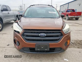 2017 Ford Escape S with VIN 1FMCU0F78HUA80539, listed as a Copart auction lot 57485415 with 131,734 mi miles and Salvage title. Bid and sale history available at DreamBid. Image 5.