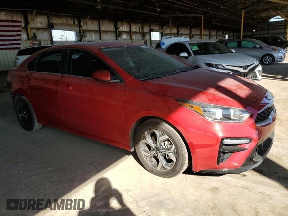 2021 Kia Forte LXS with VIN 3KPF24AD7ME297634, listed as a Copart auction lot 45760395 with 84,804 mi miles and Salvage Title. Bid and sale history available at DreamBid. Image 4.