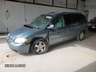 2005 Dodge Caravan SXT z VIN 2D4GP44L95R462451, wystawiony jako Copart lot #50413125 z przebiegiem 148 573 mil mil oraz Szkoda całkowita • Salvage title. Historia ofert i sprzedaży dostępna na DreamBid. Obrazek 1.