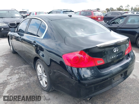 2010 Infiniti G37 Sedan Journey with VIN JN1CV6AP1AM401616, listed as a IAAI auction lot 38844937 with 140,441 mi miles. Bid and sale history available at carsss.com. Image 3.