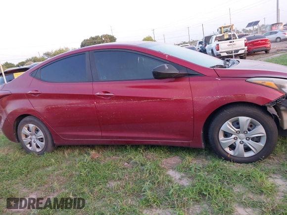 2016 Hyundai Elantra SE with VIN 5NPDH4AE2GH751769, listed as a IAAI auction lot 41928612 with 125,820 mi miles. Bid and sale history available at carsss.com. Image 14.