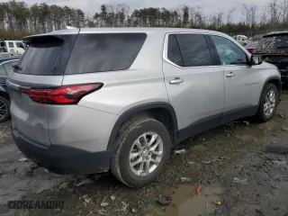 2022 Chevrolet Traverse LS with VIN 1GNERFKW3NJ138804, listed as a Copart auction lot 42082125 with 90,469 mi miles and Salvage Title. Bid and sale history available at carsss.com. Image 3.