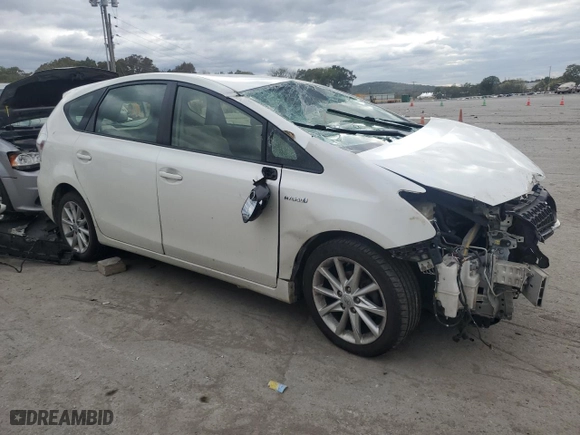 2014 Toyota Prius v Two with VIN JTDZN3EUXEJ005021, listed as a Copart auction lot 72002504 with 251,074 mi miles and Clean Title. Bid and sale history available at carsss.com. Image 4.