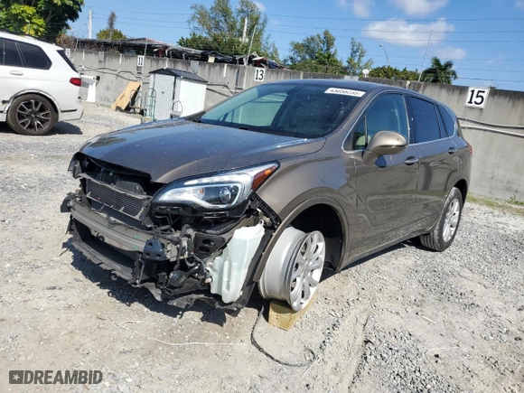 2019 Buick Envision Preferred with VIN LRBFXBSAXKD009077, listed as a Copart auction lot 43058235 with 31,824 mi miles and Salvage Title. Bid and sale history available at carsss.com. Image 1.