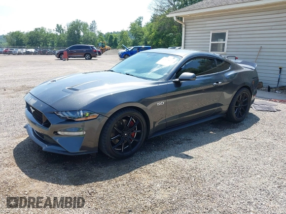 2020 Ford Mustang GT with VIN 1FA6P8CF3L5108405, listed as a IAAI auction lot 42578801 with 71,937 mi miles and . Bid and sale history available at DreamBid. Image 18.