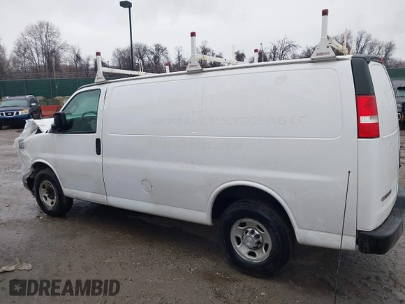2018 Chevrolet Express Cargo with VIN 1GCWGAFG7J1178161, listed as a IAAI auction lot 41242918 with 119,323 mi miles and . Bid and sale history available at DreamBid. Image 14.
