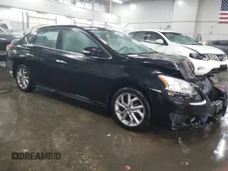 2015 Nissan Sentra SV with VIN 3N1AB7AP4FY285628, listed as a Copart auction lot 44755005 with 102,073 mi miles and Salvage Title. Bid and sale history available at carsss.com. Image 4.