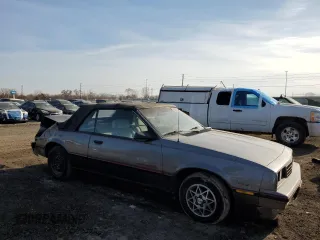 1987 Chevrolet Cavalier with VIN 1G1JE31W5H7194966, listed as a Copart auction lot 48345315 with 111,052 mi miles and Salvage Title. Bid and sale history available at DreamBid. Image 4.