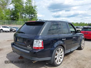 2007 Land Rover Range Rover Sport SC with VIN SALSH23497A109890, listed as a IAAI auction lot 42359680 with 185,509 mi miles and . Bid and sale history available at DreamBid. Image 4.