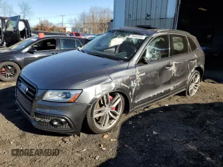 2016 Audi SQ5 Premium Plus with VIN WA1CCAFP0GA021105, listed as a Copart auction lot 79465394 with 133,434 mi miles and Salvage Title. Bid and sale history available at carsss.com. Image 1.