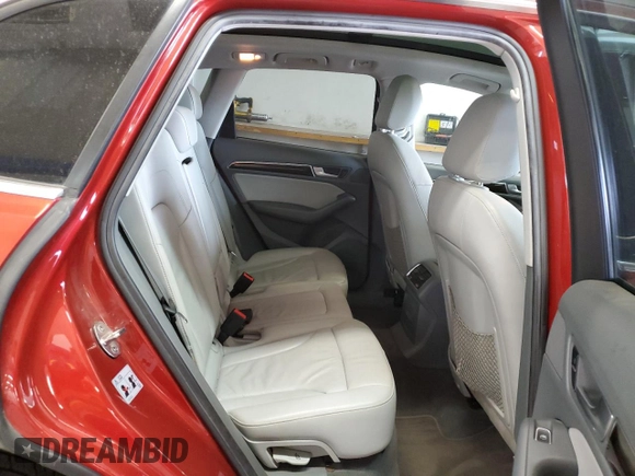 2014 Audi Q5 Premium Plus with VIN WA1LFBFP3EA028494, listed as a Copart auction lot 59033515 with 130,206 mi miles and Salvage title. Bid and sale history available at DreamBid. Image 11.