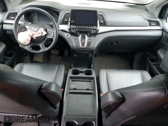 2021 Honda Odyssey EX-L with VIN 5FNRL6H75MB036857, listed as a Copart auction lot 47466245 with Not Provided miles and Salvage Title. Bid and sale history available at DreamBid. Image 8.