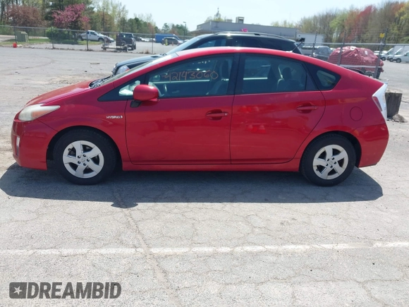 2011 Toyota Prius I with VIN JTDKN3DU6B5337481, listed as a IAAI auction lot 42143060 with 207,394 mi miles. Bid and sale history available at carsss.com. Image 14.
