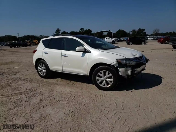 2013 Nissan Murano SV with VIN JN8AZ1MU4DW205826, listed as a Copart auction lot 75486844 with 79,710 mi miles and Salvage Title. Bid and sale history available at carsss.com. Image 12.