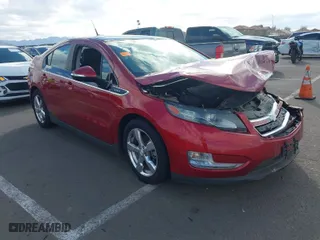 2012 Chevrolet Volt with VIN 1G1RH6E48CU114283, listed as a IAAI auction lot 41775749 with 1 mi miles. Bid and sale history available at carsss.com. Image 1.