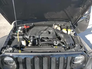 2021 Jeep Wrangler Unlimited Willys with VIN 1C4HJXDM8MW530712, listed as a Copart auction lot 54873175 with 54,598 mi miles and Salvage Title. Bid and sale history available at DreamBid. Image 11.