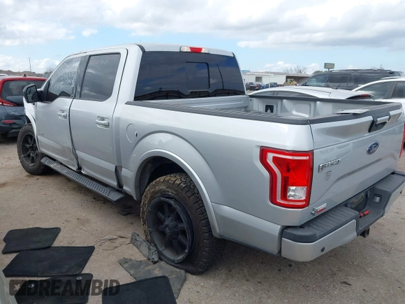 2016 Ford F-150 XL with VIN 1FTEW1CG9GKD74124, listed as a IAAI auction lot 41476757 with 62,581 mi miles and . Bid and sale history available at carsss.com. Image 3.