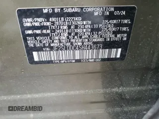 2025 Subaru Forester Premium с VIN JF2SLDDC4SH443673, выставлен на аукционе Copart как лот 62742775 с пробегом Не указан миль и Списание • Salvage title. История ставок и продаж доступна на DreamBid. Изображение 13.