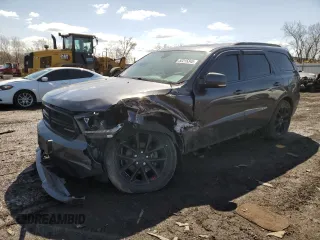 2017 Dodge Durango GT with VIN 1C4RDJDG8HC871246, listed as a Copart auction lot 52215345 with 86,570 mi miles and Salvage title. Bid and sale history available at DreamBid. Image 1.
