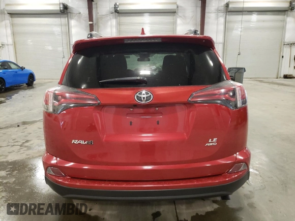 2017 Toyota RAV4 LE with VIN JTMBFREV2HJ162184, listed as a Copart auction lot 58483435 with 80,692 mi miles and Salvage title. Bid and sale history available at DreamBid. Image 6.