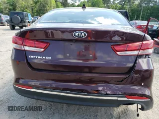 2018 Kia Optima LX with VIN 5XXGT4L35JG237750, listed as a Copart auction lot 52596245 with 89,892 mi miles and Salvage title. Bid and sale history available at DreamBid. Image 6.