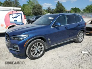 2020 BMW X5 xDrive40i with VIN 5UXCR6C00LLL66950, listed as a Copart auction lot 54584945 with 51,766 mi miles and Salvage Title. Bid and sale history available at DreamBid. Image 1.