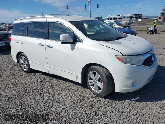 2012 Nissan Quest LE z VIN JN8AE2KPXC9048170, wystawiony jako IAAI lot #42194914 z przebiegiem 209 574 mil mil oraz . Historia ofert i sprzedaży dostępna na DreamBid. Obrazek 1.