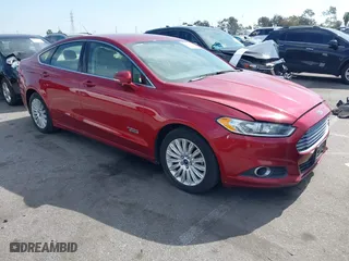 2014 Ford Fusion Energi SE Luxury with VIN 3FA6P0PUXER234528, listed as a IAAI auction lot 41644935 with 151,059 mi miles. Bid and sale history available at carsss.com. Image 1.