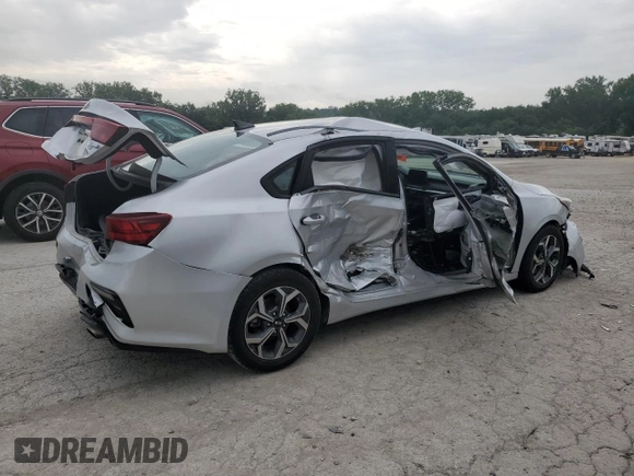 2021 Kia Forte LXS with VIN 3KPF24AD9ME317916, listed as a Copart auction lot 59702575 with 144,323 mi miles and Salvage title. Bid and sale history available at DreamBid. Image 3.