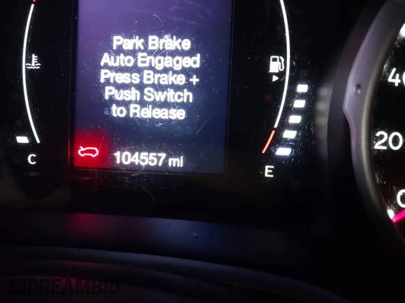 2018 Jeep Compass Sport with VIN 3C4NJCAB6JT124198, listed as a IAAI auction lot 41192196 with 104,557 mi miles. Bid and sale history available at carsss.com. Image 15.