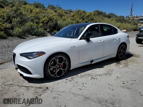 2022 Alfa Romeo Giulia Veloce с VIN ZARFAMBNXN7664866, выставлен на аукционе Copart как лот 55639185 с пробегом Не указан миль и Списание • Salvage title. История ставок и продаж доступна на DreamBid. Изображение 1.