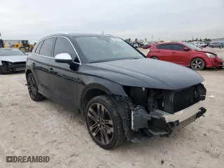 2019 Audi SQ5 Premium Plus with VIN WA1B4AFY7K2087073, listed as a Copart auction lot 88256655 with 46,389 mi miles and Salvage Title. Bid and sale history available at carsss.com. Image 4.