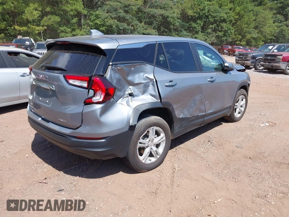 2024 GMC Terrain SLE with VIN 3GKALTEG9RL363971, listed as a IAAI auction lot 42733221 with 26,365 mi miles and . Bid and sale history available at DreamBid. Image 4.
