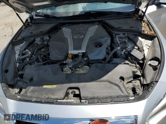 2017 Infiniti Q50 Sport with VIN JN1EV7AP1HM742295, listed as a Copart auction lot 61851655 with 69,227 mi miles and Salvage title. Bid and sale history available at DreamBid. Image 11.