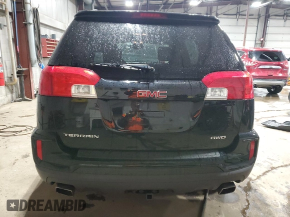 2017 GMC Terrain SLE with VIN 2GKFLTE3XH6107912, listed as a Copart auction lot 50130145 with 169,012 mi miles and Salvage Title. Bid and sale history available at carsss.com. Image 6.