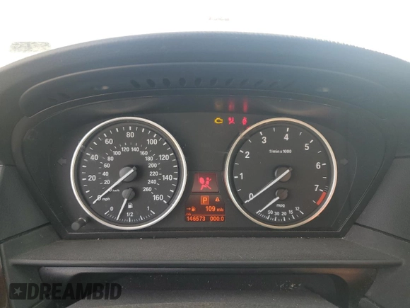 2010 BMW 5 Series 528i xDrive with VIN WBANV1C53AC445348, listed as a Copart auction lot 85773804 with 146,573 mi miles and Salvage Title. Bid and sale history available at carsss.com. Image 9.