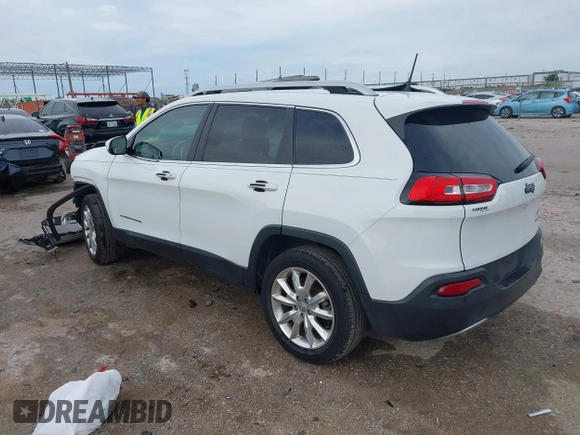 2017 Jeep Cherokee Limited z VIN 1C4PJLDB0HW516120, wystawiony jako IAAI lot #42357568 z przebiegiem 95 039 mil mil oraz . Historia ofert i sprzedaży dostępna na DreamBid. Obrazek 3.