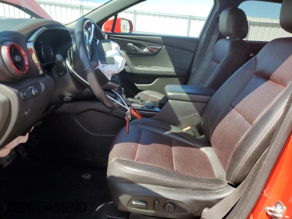 2020 Chevrolet Blazer RS with VIN 3GNKBKRS8LS551946, listed as a Copart auction lot 53561305 with 62,697 mi miles and Salvage title. Bid and sale history available at DreamBid. Image 7.
