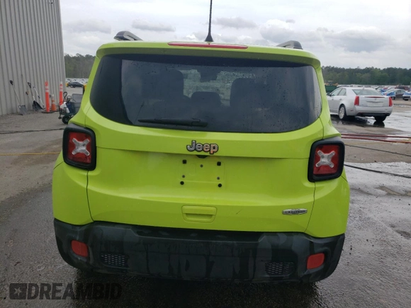 2018 Jeep Renegade Latitude with VIN ZACCJABB7JPH38825, listed as a Copart auction lot 51933265 with 91,578 mi miles and Salvage Title. Bid and sale history available at DreamBid. Image 6.