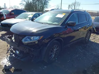 2016 Nissan Rogue SL with VIN 5N1AT2MT3GC771505, listed as a IAAI auction lot 41478720 with 126,734 mi miles. Bid and sale history available at carsss.com. Image 17.