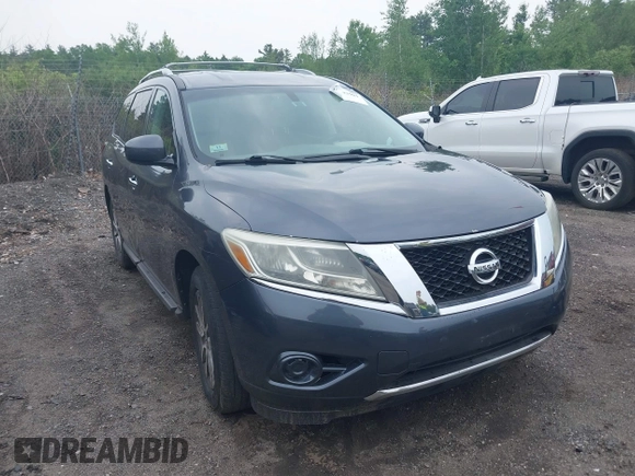 2013 Nissan Pathfinder SL with VIN 5N1AR2MM8DC627080, listed as a IAAI auction lot 42393981 with 236,401 mi miles and . Bid and sale history available at DreamBid. Image 1.