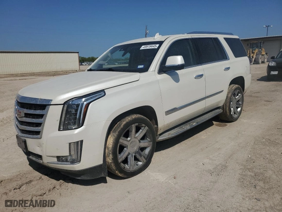 2015 Cadillac Escalade Luxury with VIN 1GYS3MKJ7FR554681, listed as a Copart auction lot 49919445 with 152,770 mi miles and Clean Title. Bid and sale history available at carsss.com. Image 1.