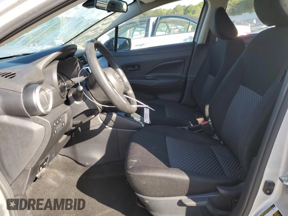 2024 Nissan Versa S with VIN 3N1CN8DVXRL896202, listed as a Copart auction lot 52783645 with 22,496 mi miles and Salvage Title. Bid and sale history available at DreamBid. Image 7.