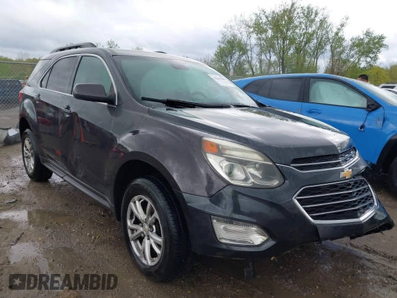 2016 Chevrolet Equinox LT z VIN 2GNALCEK1G6186616, wystawiony jako IAAI lot #42201088 z przebiegiem 129 886 mil mil oraz . Historia ofert i sprzedaży dostępna na DreamBid. Obrazek 1.