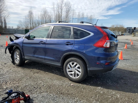 2016 Honda CR-V EX-L with VIN 2HKRM4H72GH648585, listed as a Copart auction lot 50649915 with 91,640 mi miles and Salvage Title. Bid and sale history available at carsss.com. Image 2.