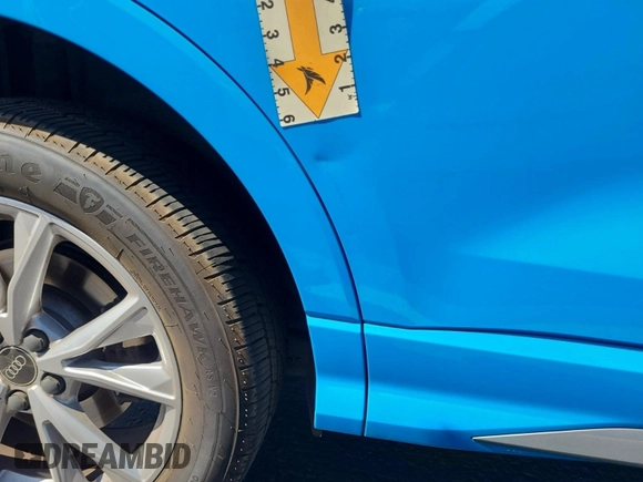 2023 Audi Q3 S line Premium with VIN WA1DECF32P1108964, listed as a IAAI auction lot 42889692 with 54,133 mi miles and . Bid and sale history available at DreamBid. Image 14.