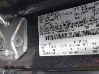 2017 Ford Escape Titanium z VIN 1FMCU0JD9HUE03672, wystawiony jako IAAI lot #42411549 z przebiegiem 89 846 mil mil oraz . Historia ofert i sprzedaży dostępna na DreamBid. Obrazek 9.