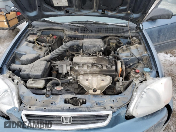 1996 Honda Civic z VIN 1HGEJ6638TL802808, wystawiony jako Copart lot #88307755 z przebiegiem 243 355 mil mil oraz Czysty tytuł • Clean title. Historia ofert i sprzedaży dostępna na DreamBid. Obrazek 11.