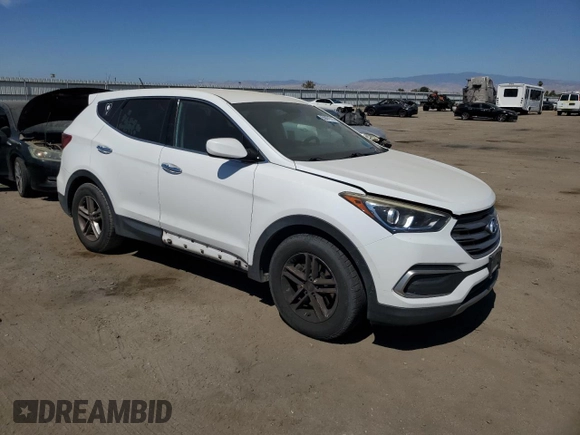 2018 Hyundai Santa Fe 2.4L with VIN 5XYZT3LB3JG511890, listed as a Copart auction lot 65801515 with 127,484 mi miles and Clean title. Bid and sale history available at DreamBid. Image 4.